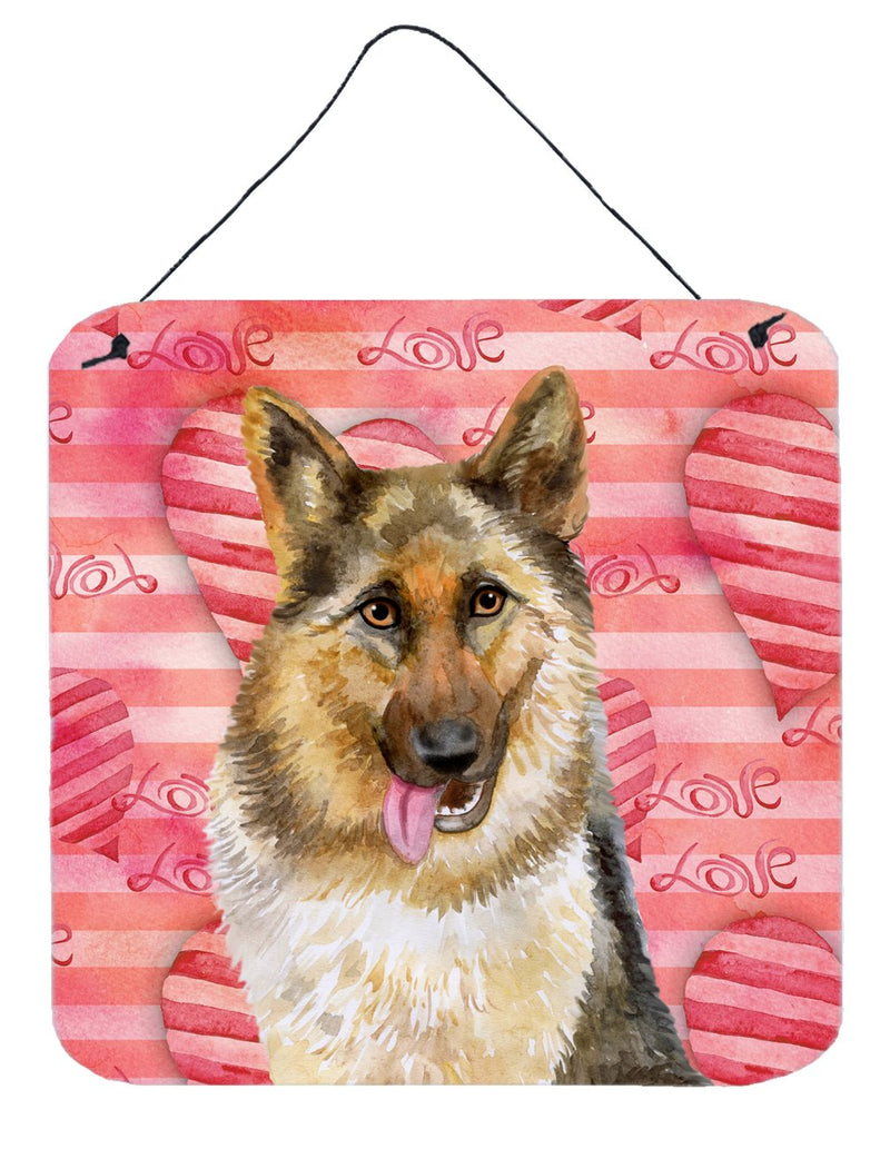 German Shepherd Love Wall or Door Hanging Prints BB9741DS66