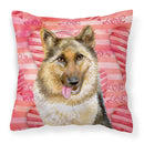 German Shepherd Love Fabric Decorative Pillow BB9741PW1818