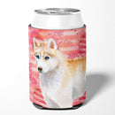 Siberian Husky Love Can or Bottle Hugger BB9742CC