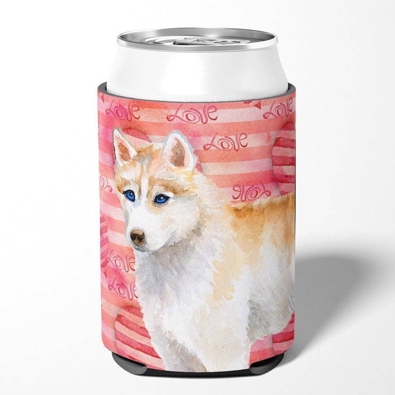 Siberian Husky Love Can or Bottle Hugger BB9742CC