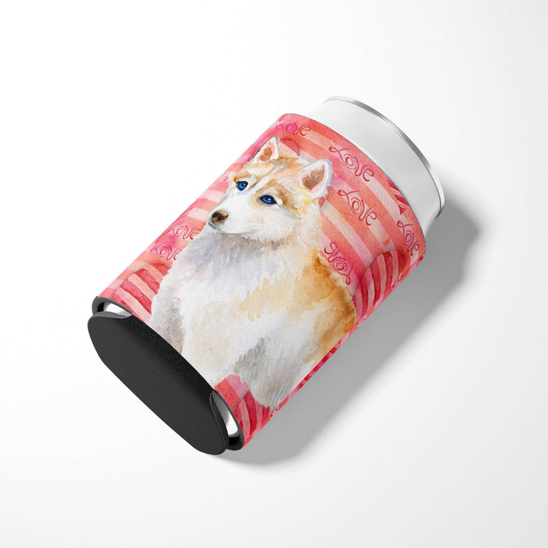 Siberian Husky Love Can or Bottle Hugger BB9742CC