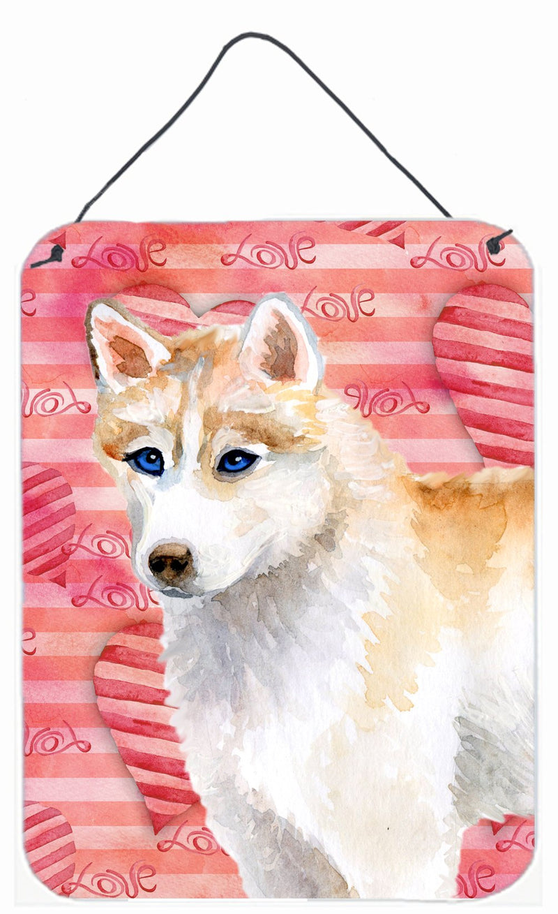 Siberian Husky Love Wall or Door Hanging Prints BB9742DS1216