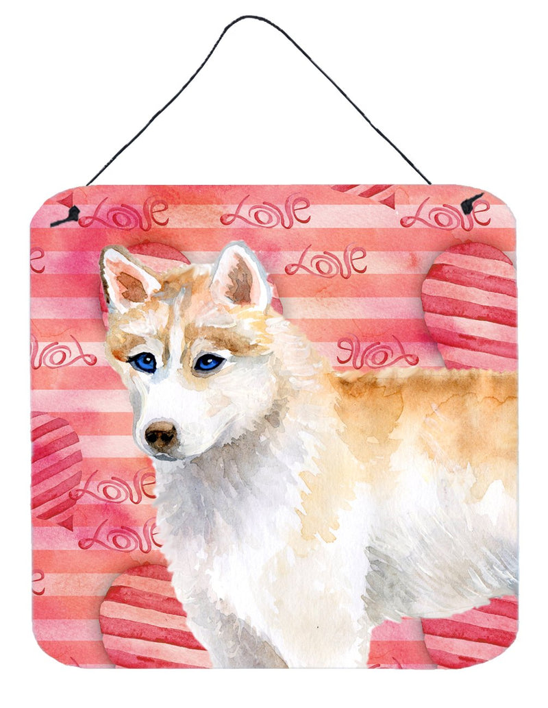 Siberian Husky Love Wall or Door Hanging Prints BB9742DS66