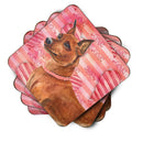 Miniature Pinscher Love Foam Coaster  BB9743FC