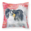 Papillon Love Fabric Decorative Pillow BB9744PW1818