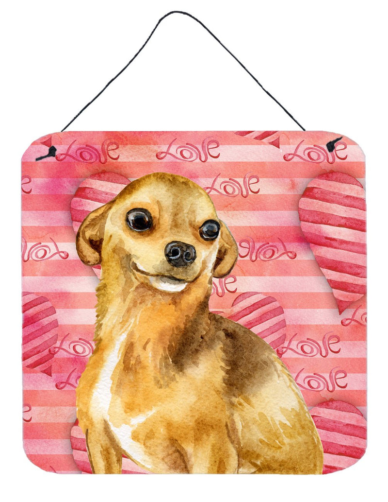 Chihuahua Love Wall or Door Hanging Prints BB9745DS66