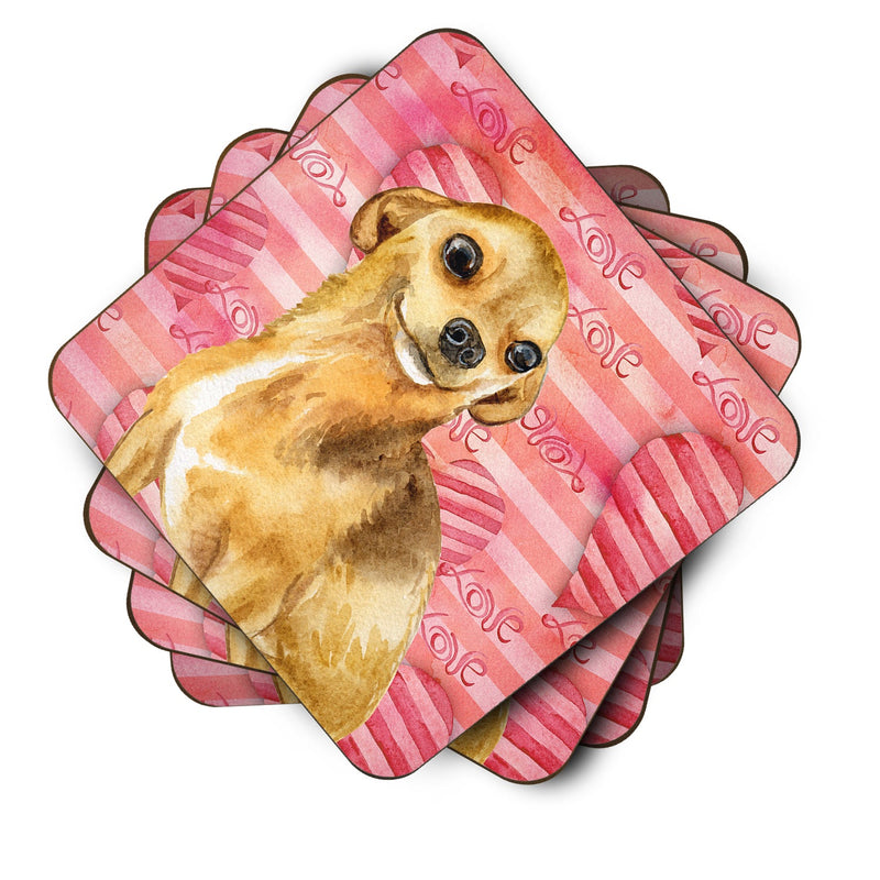 Chihuahua Love Foam Coaster  BB9745FC