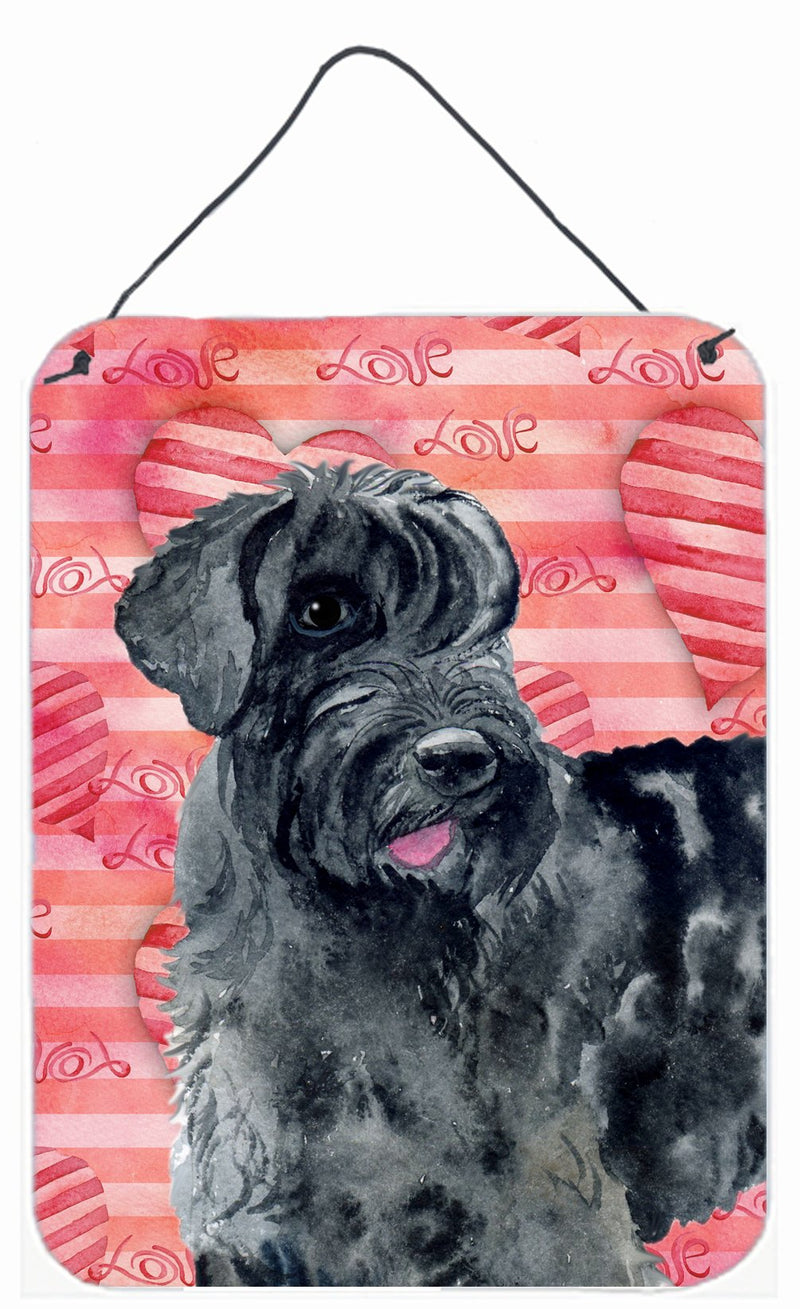 Giant Schnauzer Love Wall or Door Hanging Prints BB9747DS1216