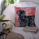 Giant Schnauzer Love Throw Pillow - 14x14 Decorative Pillow – Art for Your Home & Patio BB9747PW1414