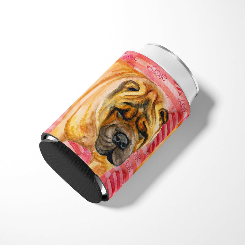 Shar Pei Love Can or Bottle Hugger BB9748CC