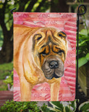 Shar Pei Love Garden Flag - Outdoor Decorative Yard Flag BB9748GF