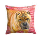Shar Pei Love Throw Pillow - 14x14 Decorative Pillow – Art for Your Home & Patio BB9748PW1414