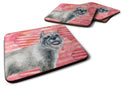 Schnauzer Love Foam Coaster  BB9749FC