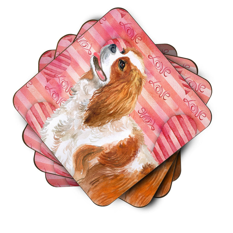 Cavalier Spaniel Love Foam Coaster  BB9750FC