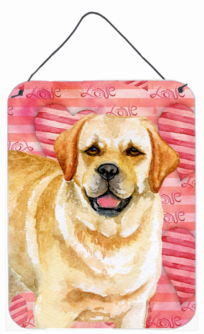 Golden Retriever Love Wall or Door Hanging Prints BB9751DS1216