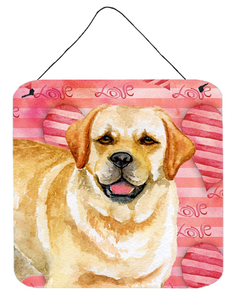 Golden Retriever Love Wall or Door Hanging Prints BB9751DS66