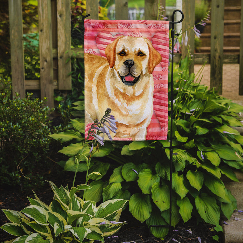 Golden Retriever Love Garden Flag - Outdoor Decorative Yard Flag BB9751GF