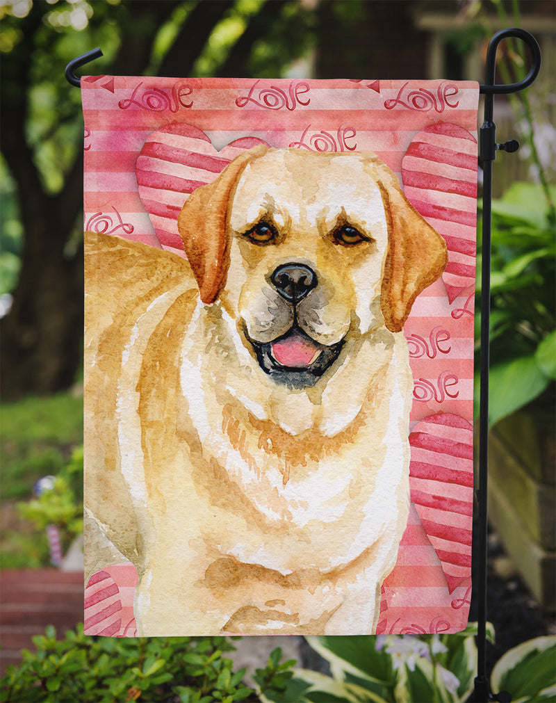 Golden Retriever Love Garden Flag - Outdoor Decorative Yard Flag BB9751GF