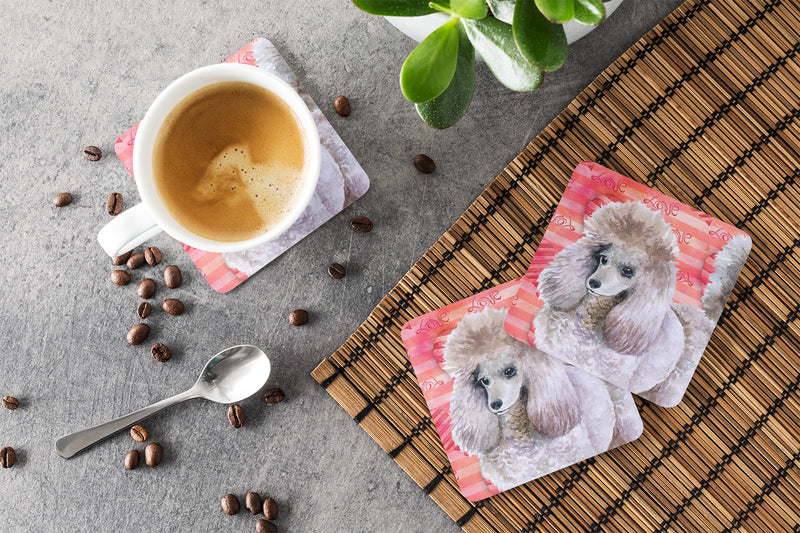 Poodle Love Foam Coaster  BB9752FC