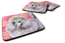 Poodle Love Foam Coaster  BB9752FC