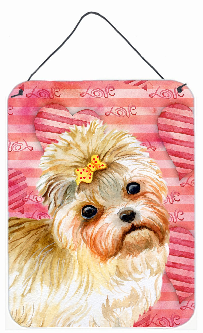 Morkie Love Wall or Door Hanging Prints BB9755DS1216