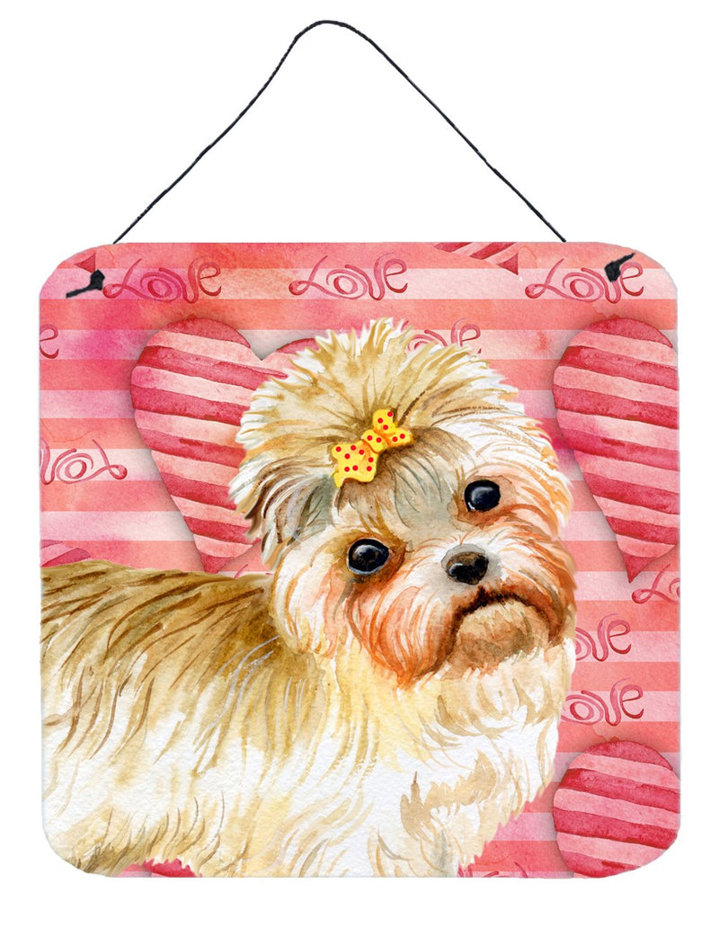 Morkie Love Wall or Door Hanging Prints BB9755DS66