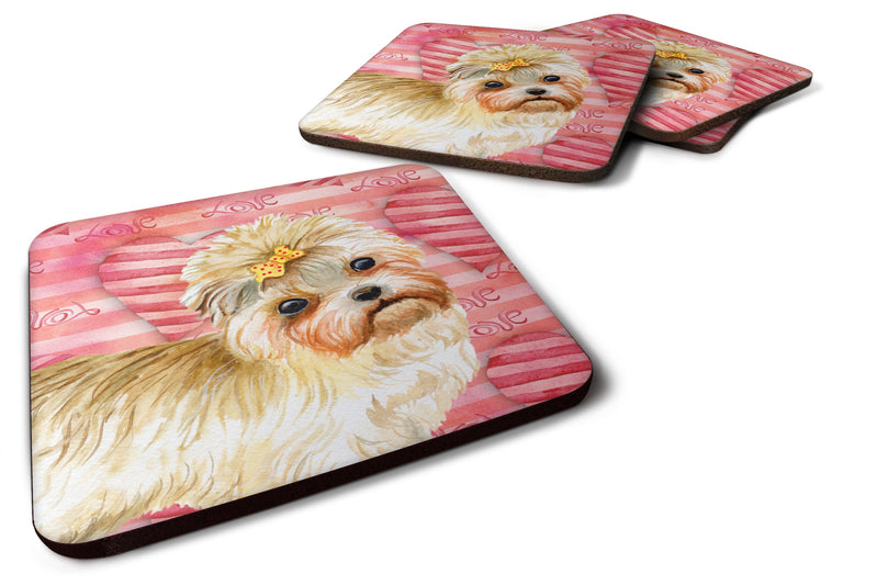 Morkie Love Foam Coaster  BB9755FC