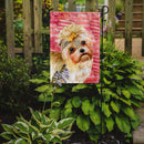 Morkie Love Garden Flag - Outdoor Decorative Yard Flag BB9755GF