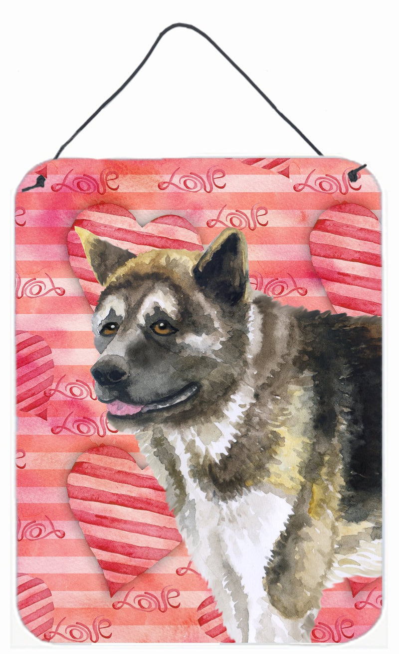 American Akita Love Wall or Door Hanging Prints BB9756DS1216