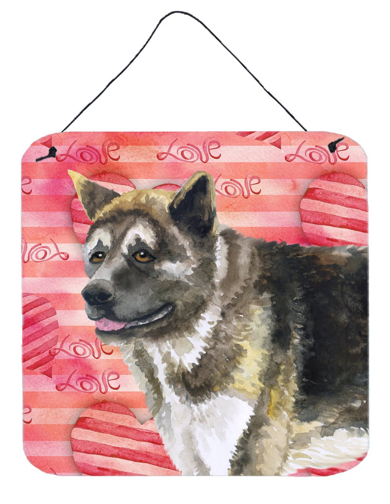 American Akita Love Wall or Door Hanging Prints BB9756DS66