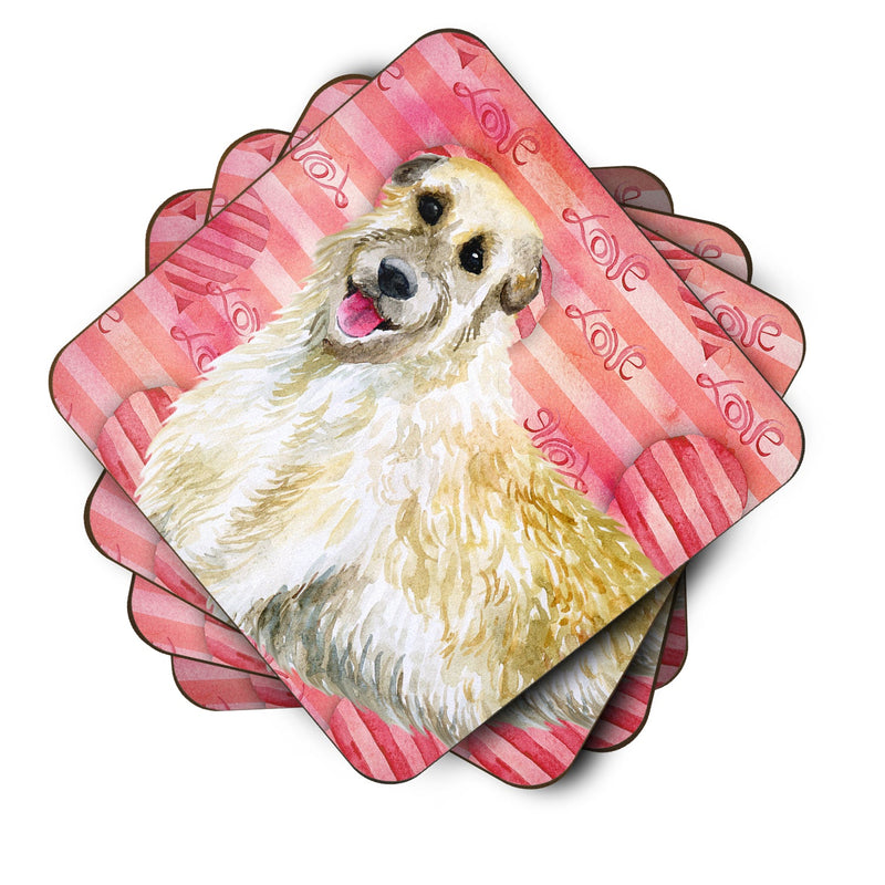 Irish Wolfhound Love Foam Coaster  BB9757FC