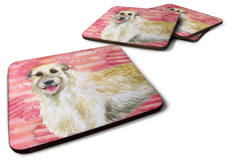 Irish Wolfhound Love Foam Coaster  BB9757FC