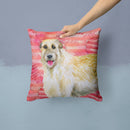 Irish Wolfhound Love Throw Pillow - 14x14 Decorative Pillow – Art for Your Home & Patio BB9757PW1414