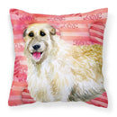 Irish Wolfhound Love Fabric Decorative Pillow BB9757PW1818