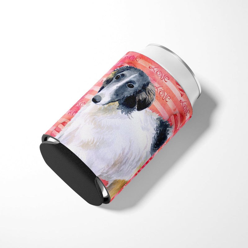 Borzoi Love Can or Bottle Hugger BB9759CC