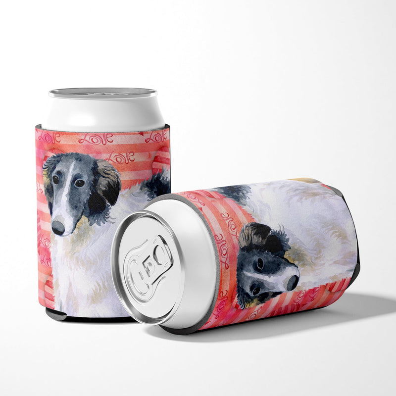 Borzoi Love Can or Bottle Hugger BB9759CC