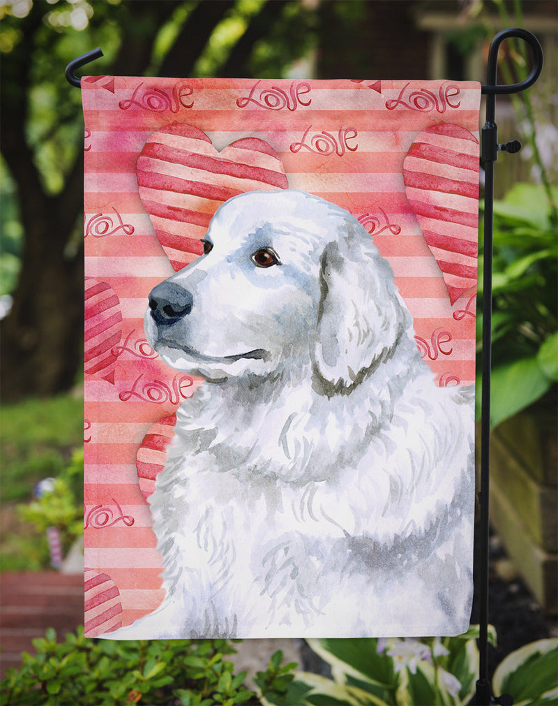 Maremma Sheepdog Love Garden Flag - Outdoor Decorative Yard Flag BB9762GF