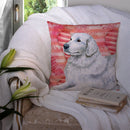 Maremma Sheepdog Love Throw Pillow - 14x14 Decorative Pillow – Art for Your Home & Patio BB9762PW1414
