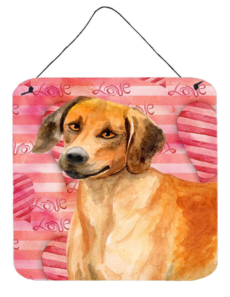 Rhodesian Ridgeback Love Wall or Door Hanging Prints BB9763DS66