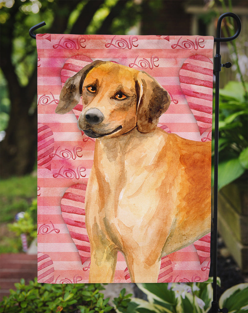 Rhodesian Ridgeback Love Garden Flag - Outdoor Decorative Yard Flag BB9763GF