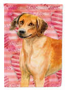 Rhodesian Ridgeback Love Garden Flag - Outdoor Decorative Yard Flag BB9763GF