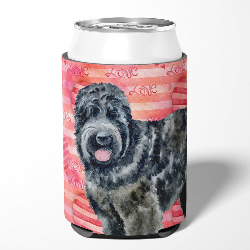 Black Russian Terrier Love Can or Bottle Hugger BB9764CC