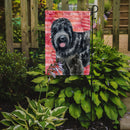 Black Russian Terrier Love Garden Flag - Outdoor Decorative Yard Flag BB9764GF