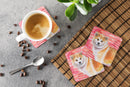 Shiba Inu Love Foam Coaster  BB9765FC