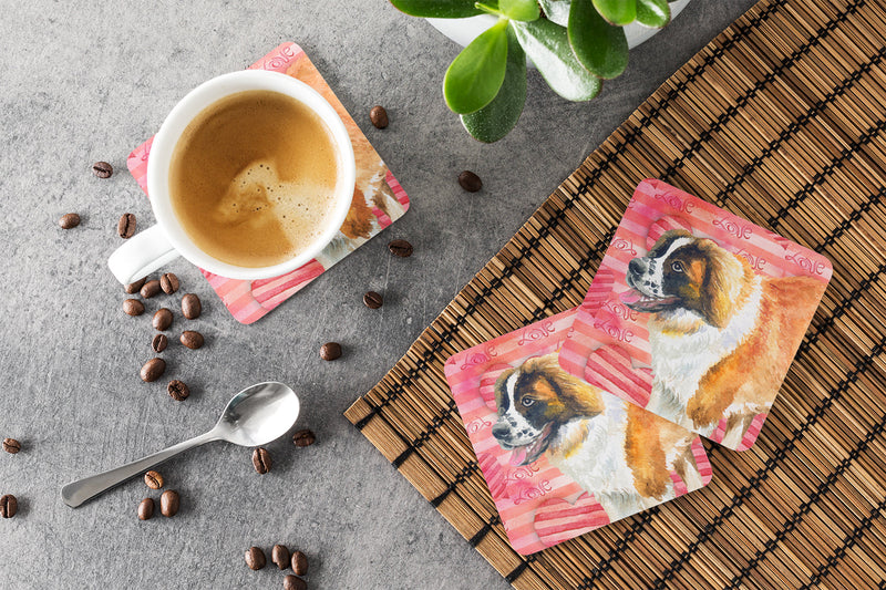 Saint Bernard Love Foam Coaster  BB9766FC