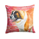 Saint Bernard Love Throw Pillow - 14x14 Decorative Pillow – Art for Your Home & Patio BB9766PW1414