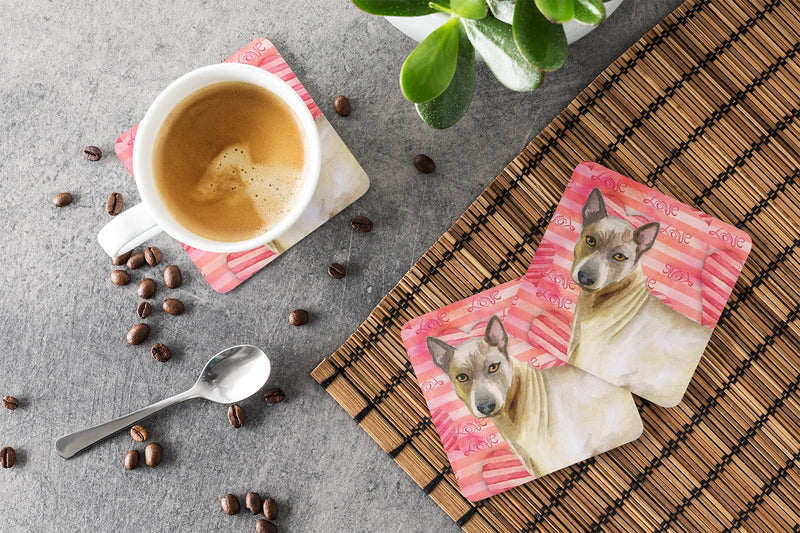 Thai Ridgeback Love Foam Coaster Set of 4 BB9767FC