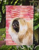 Pekingese Love Garden Flag - Outdoor Decorative Yard Flag BB9768GF