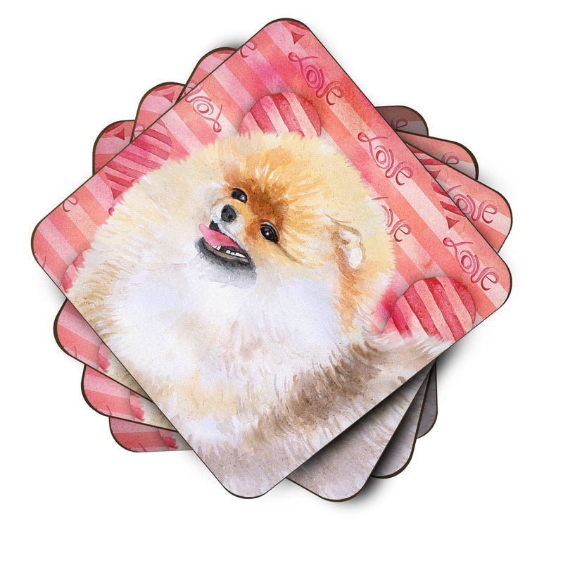 Pomeranian Love Foam Coaster  BB9769FC