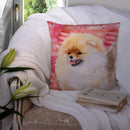 Pomeranian Love Throw Pillow - 14x14 Decorative Pillow – Art for Your Home & Patio BB9769PW1414
